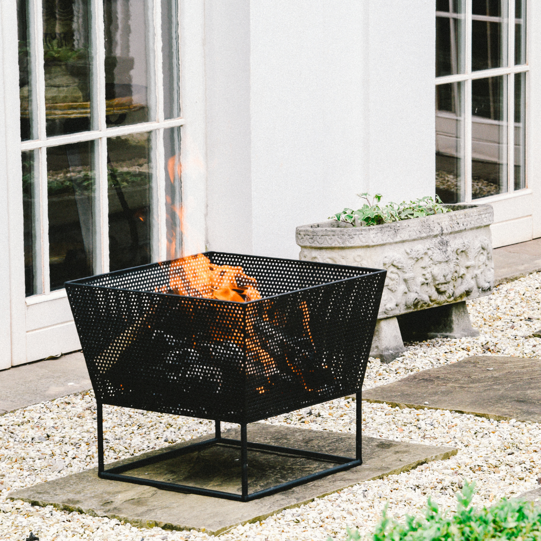 Outdoor Norfolk Firebowl Black Iron