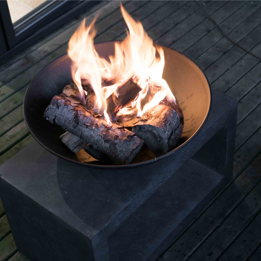 Firebowl & Rectangle Console Granite