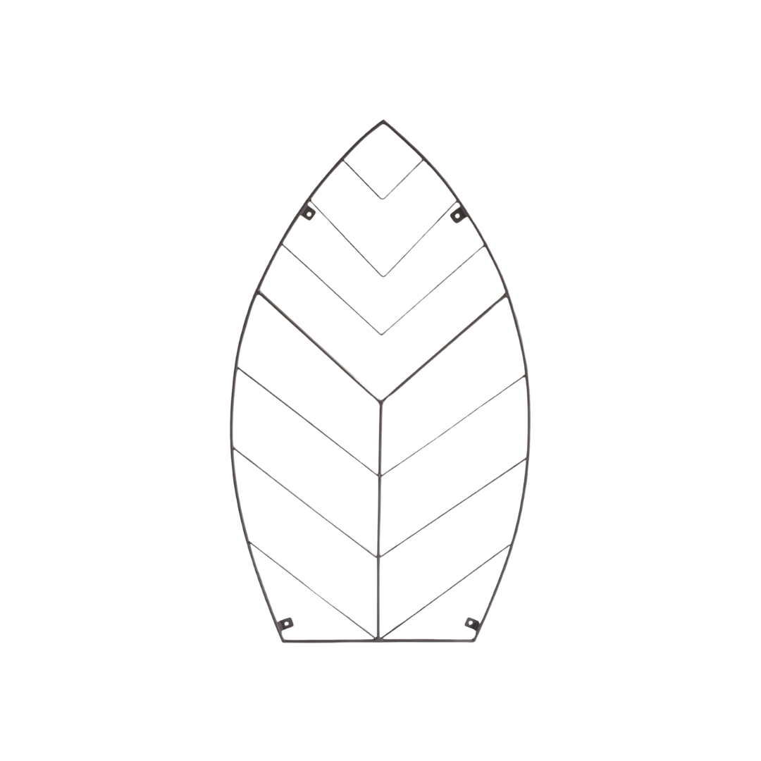 Outdoor Leaf Trellis Zinc