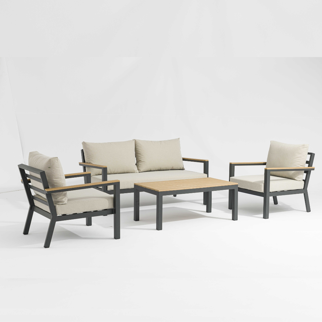 Nova - Heidi 2 Seater Sofa Lounging Set with Rectangular Coffee Table