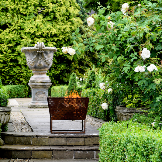 Outdoor Norfolk Firebowl Rust Iron