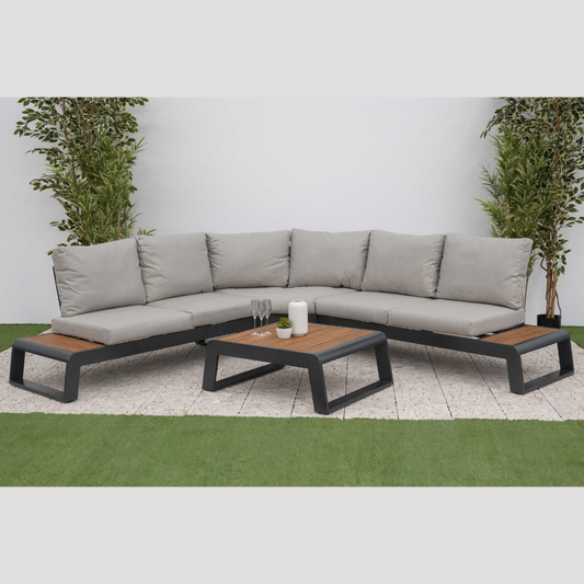 Nova - Maddox Corner Sofa Lounging Set with Square Coffee Table