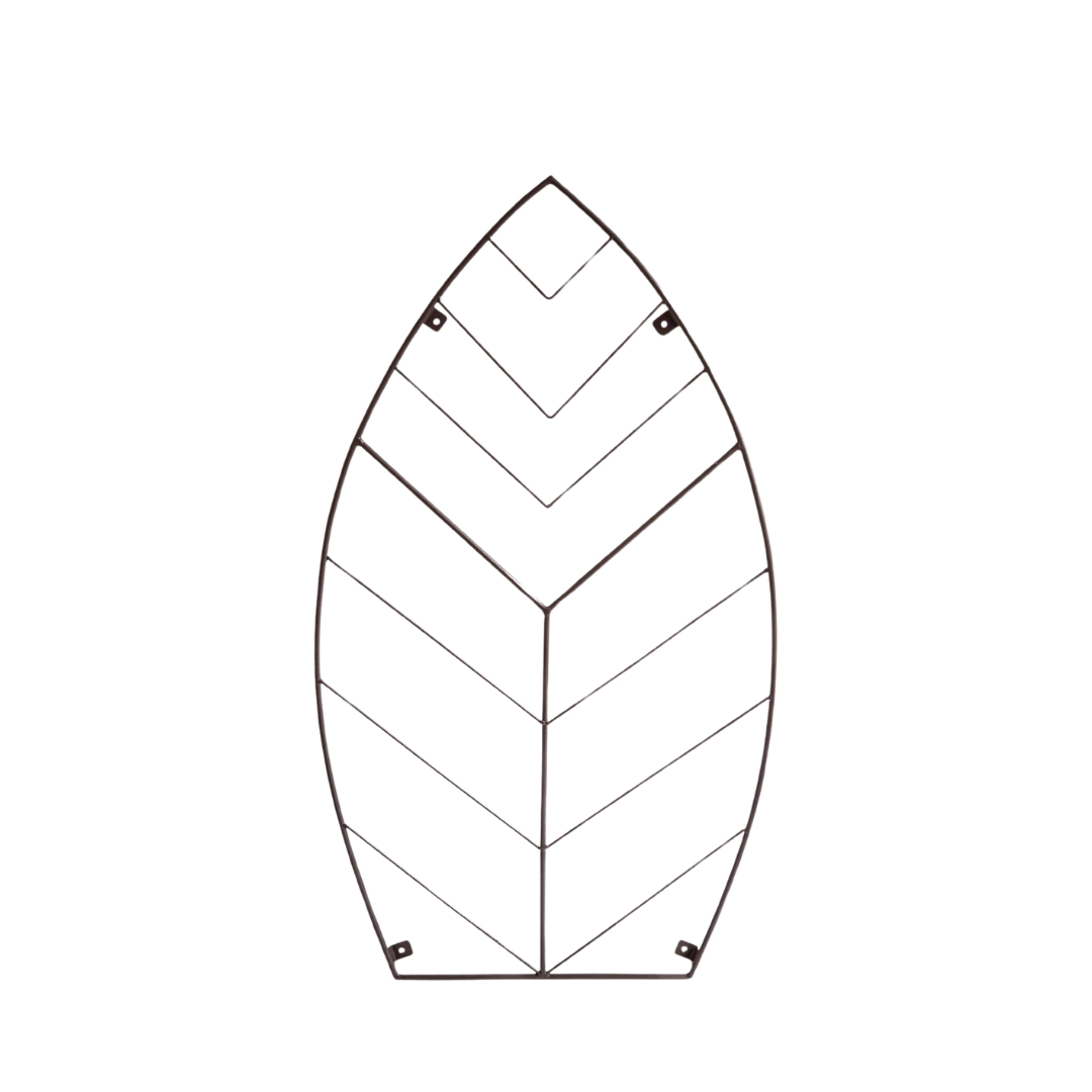 Outdoor Leaf Trellis Bronze