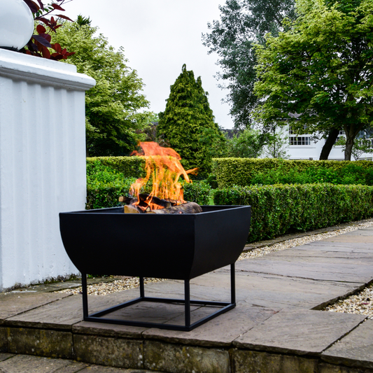 Outdoor Windermere Firebowl Black Iron