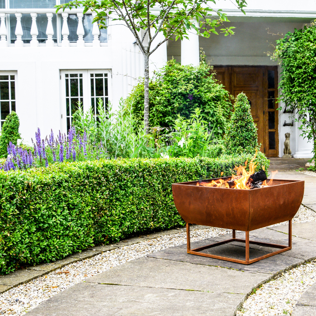 Outdoor Windermere Firebowl Rust Iron