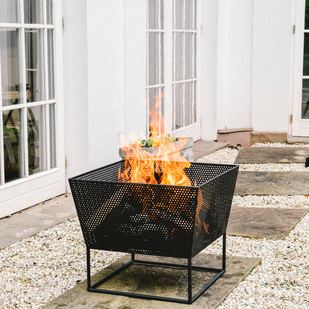 Outdoor Norfolk Firebowl Black Iron