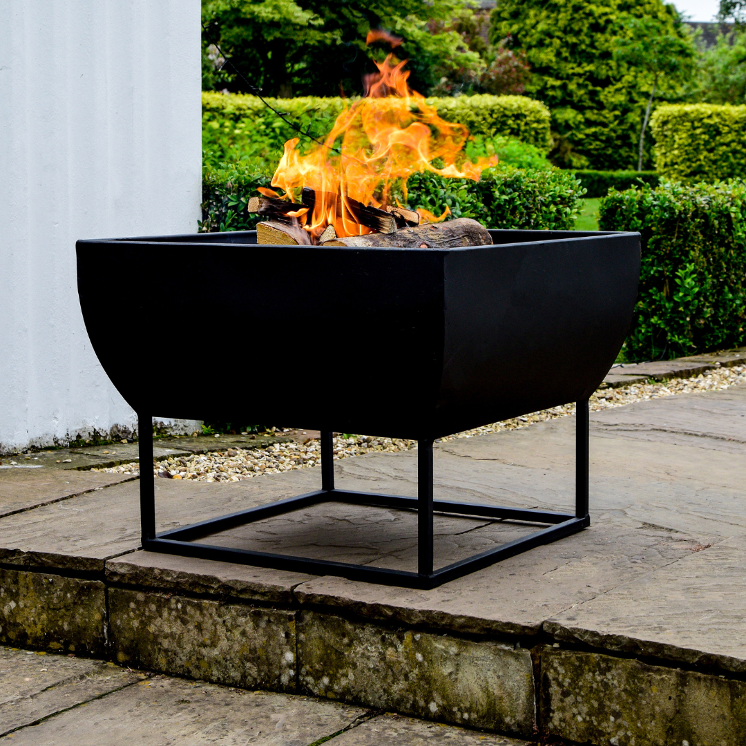 Outdoor Windermere Firebowl Black Iron