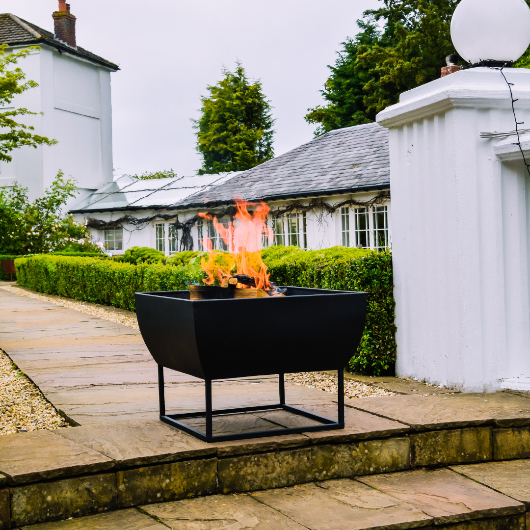 Outdoor Windermere Firebowl Black Iron