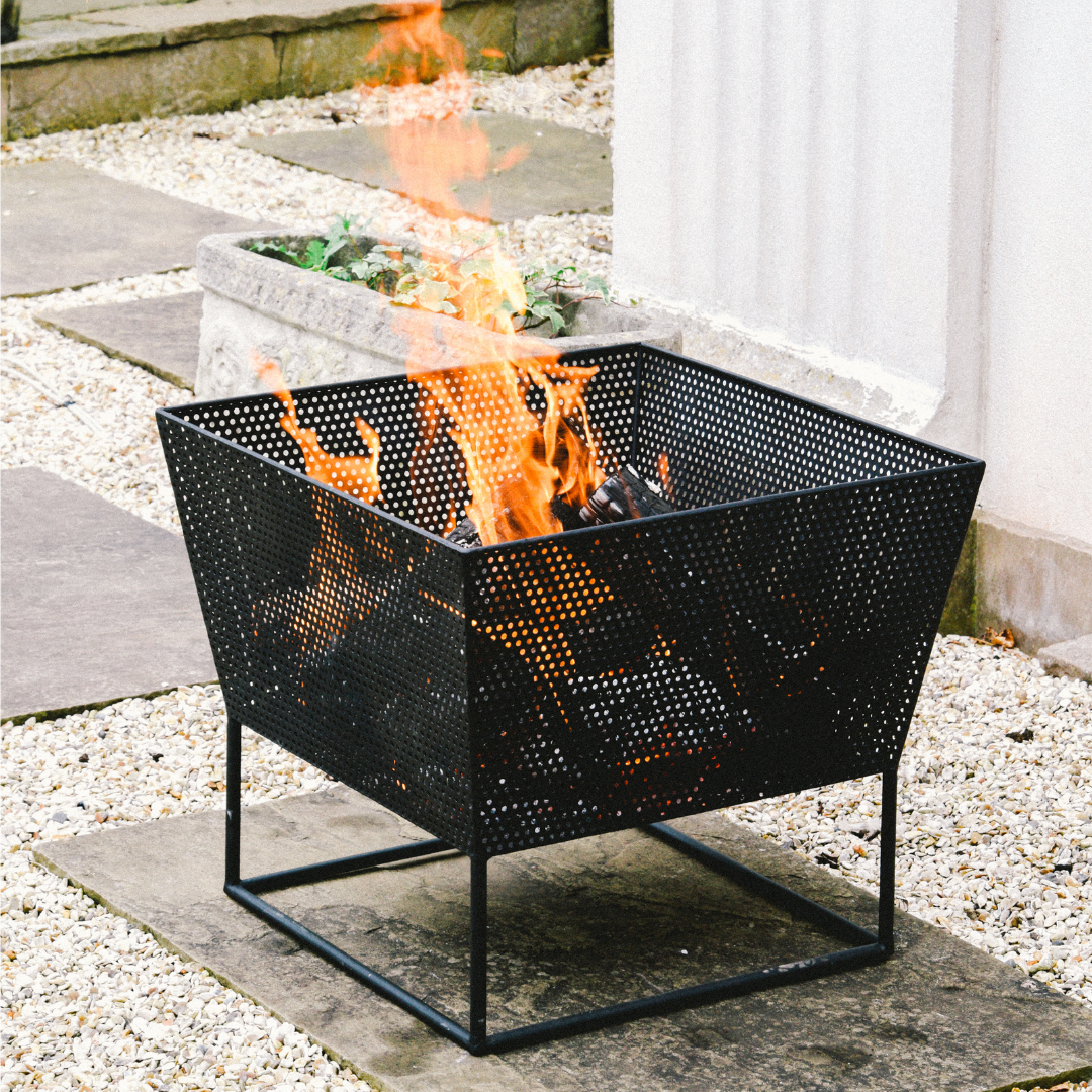 Outdoor Norfolk Firebowl Black Iron