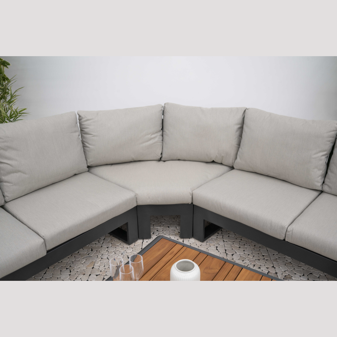 Nova - Maddox Corner Sofa Lounging Set with Square Coffee Table