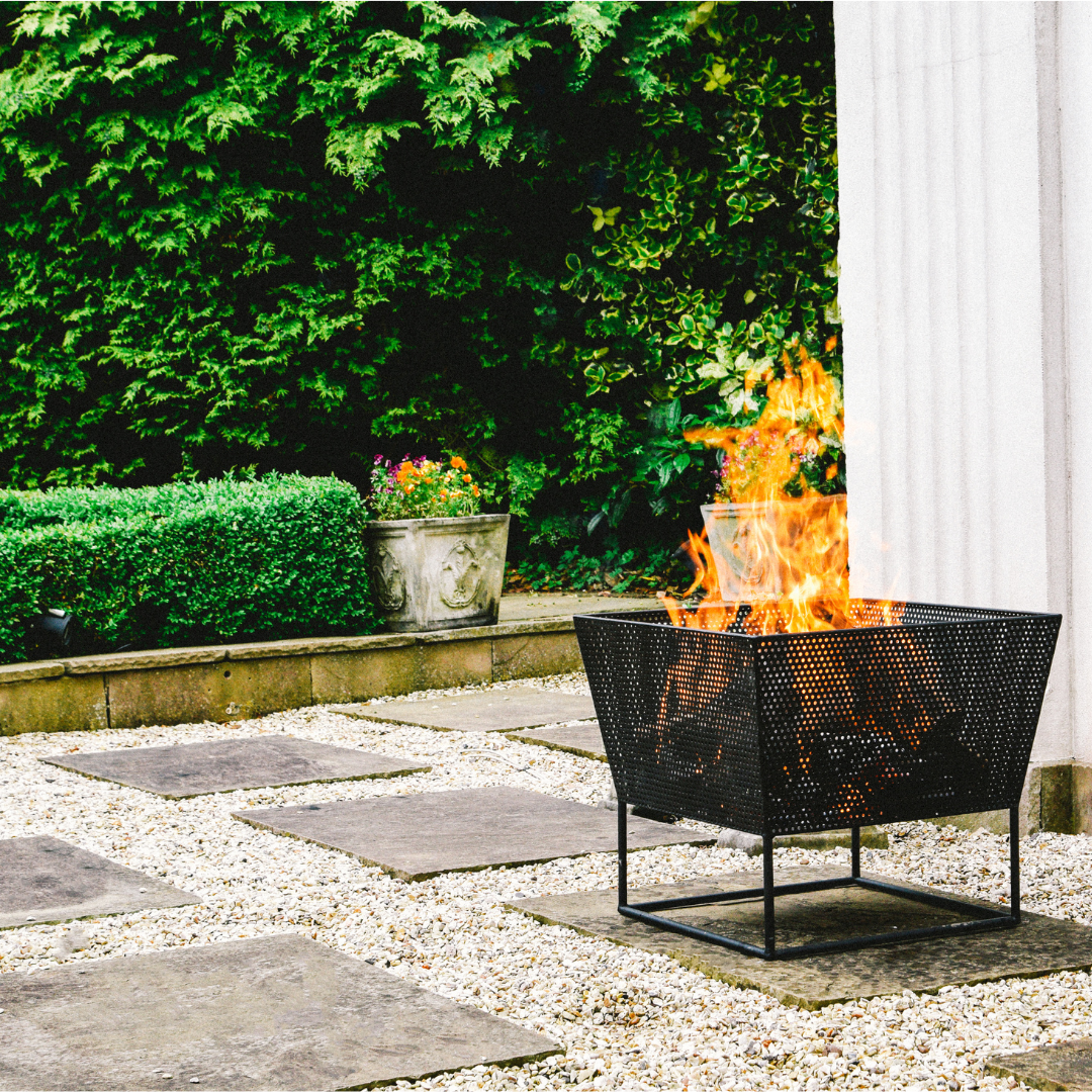 Outdoor Norfolk Firebowl Black Iron