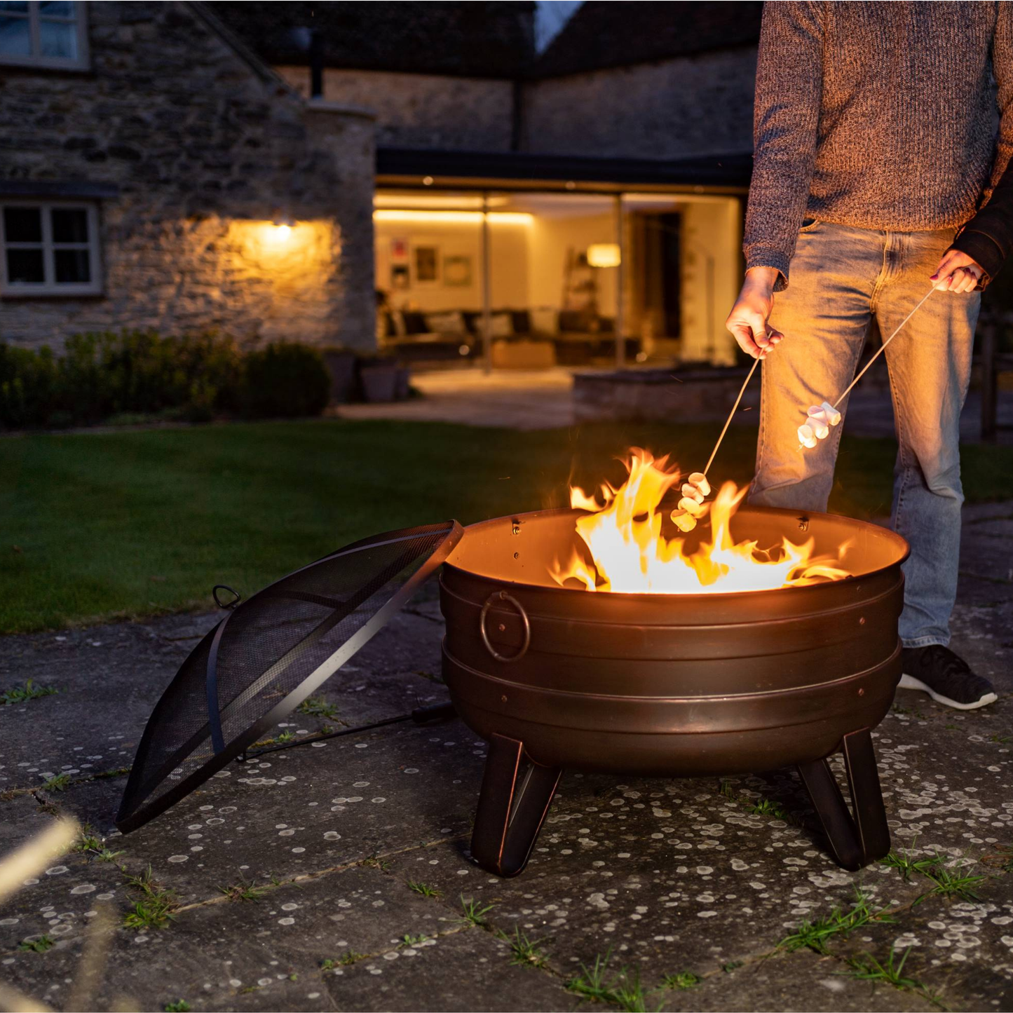 Santiago Deep bowl Firepit