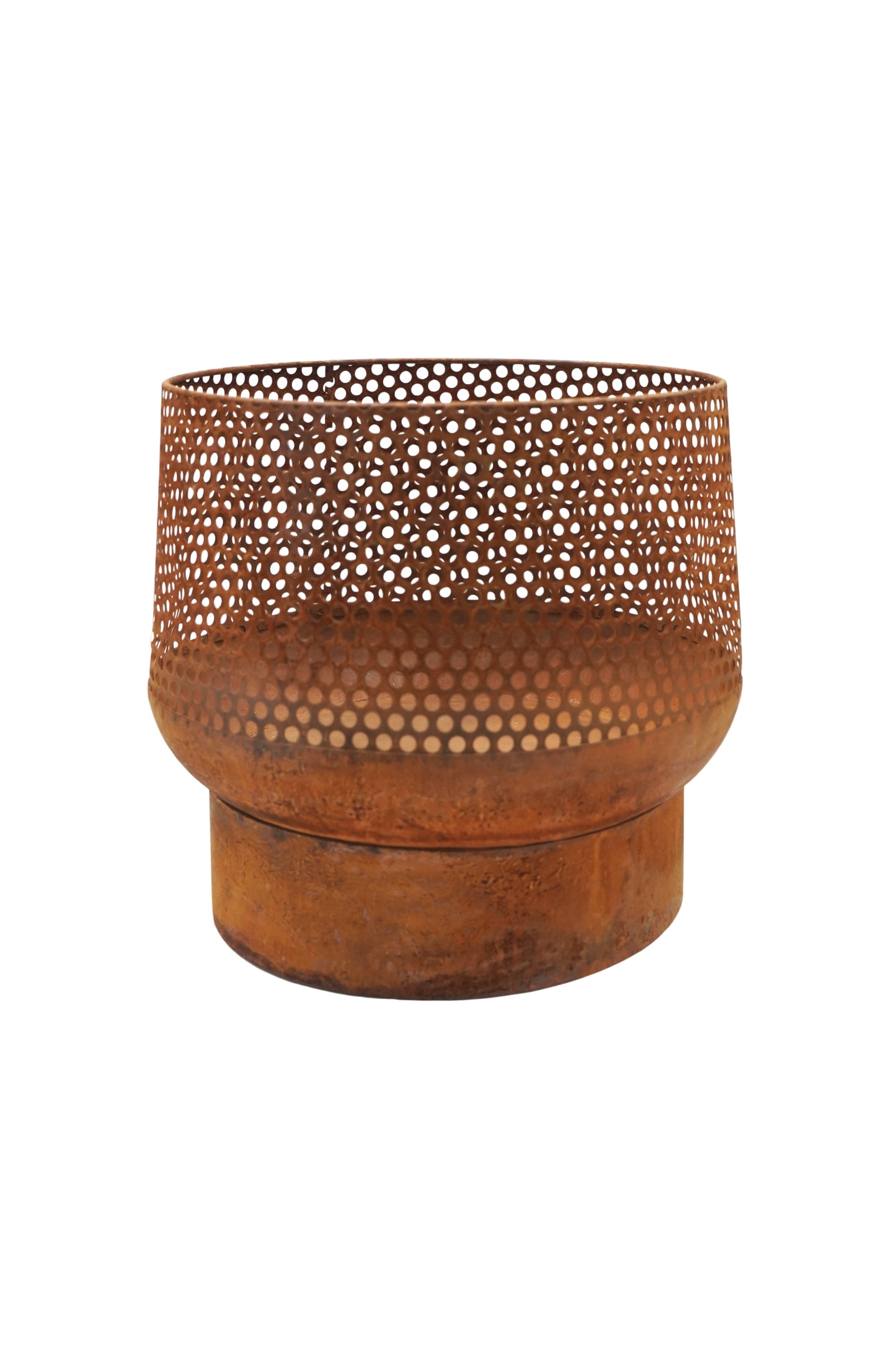 Buttermere Basket Outdoor Fire Pit Rust