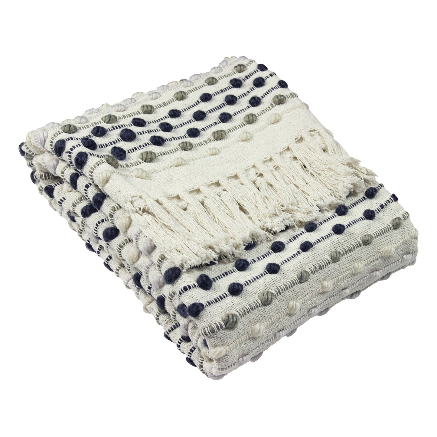 Dhadit Stripe Grey Throw Blanket