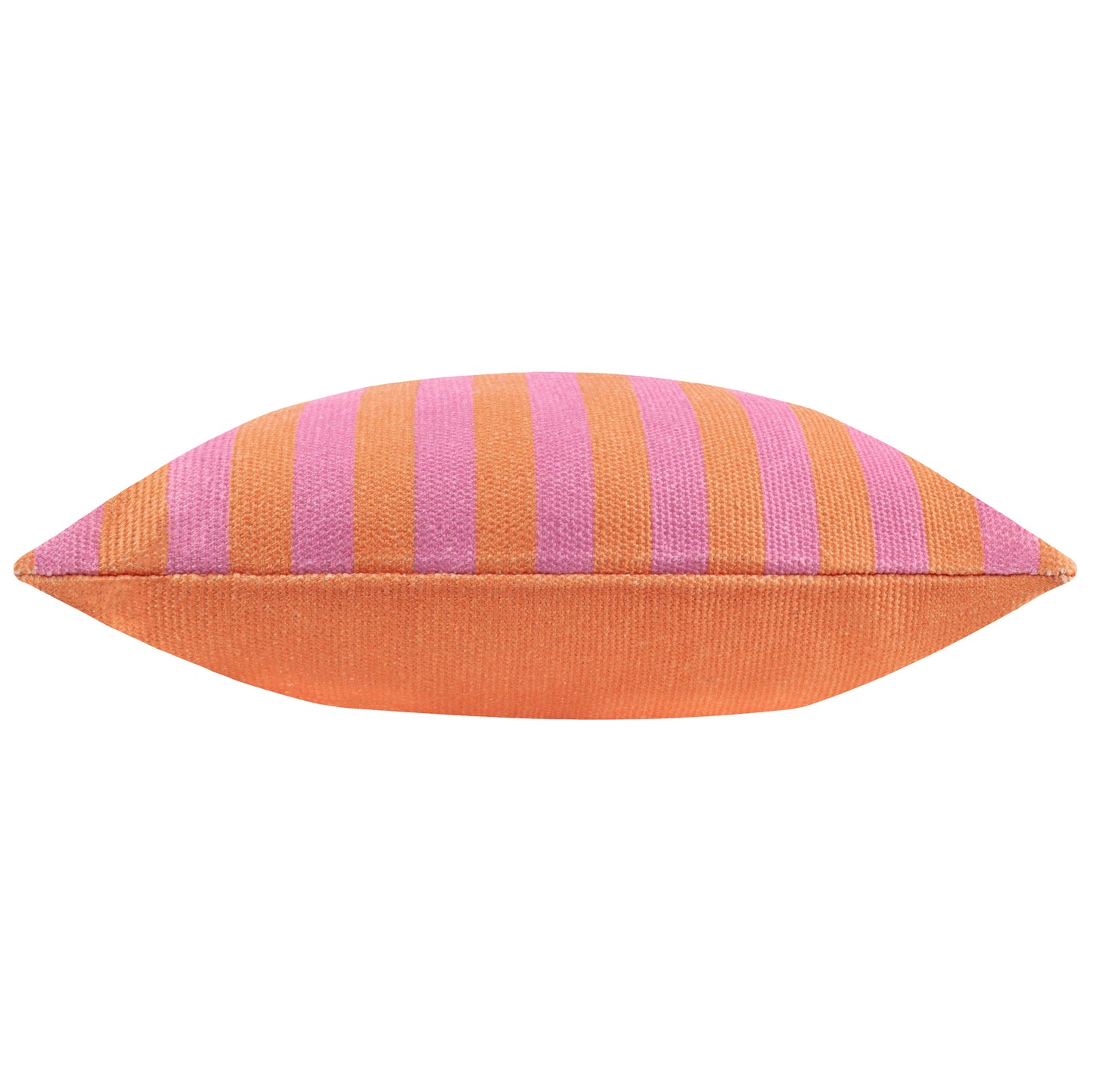 Orange/Pink Deck Stripe Woven Outdoor Cushion & Cover