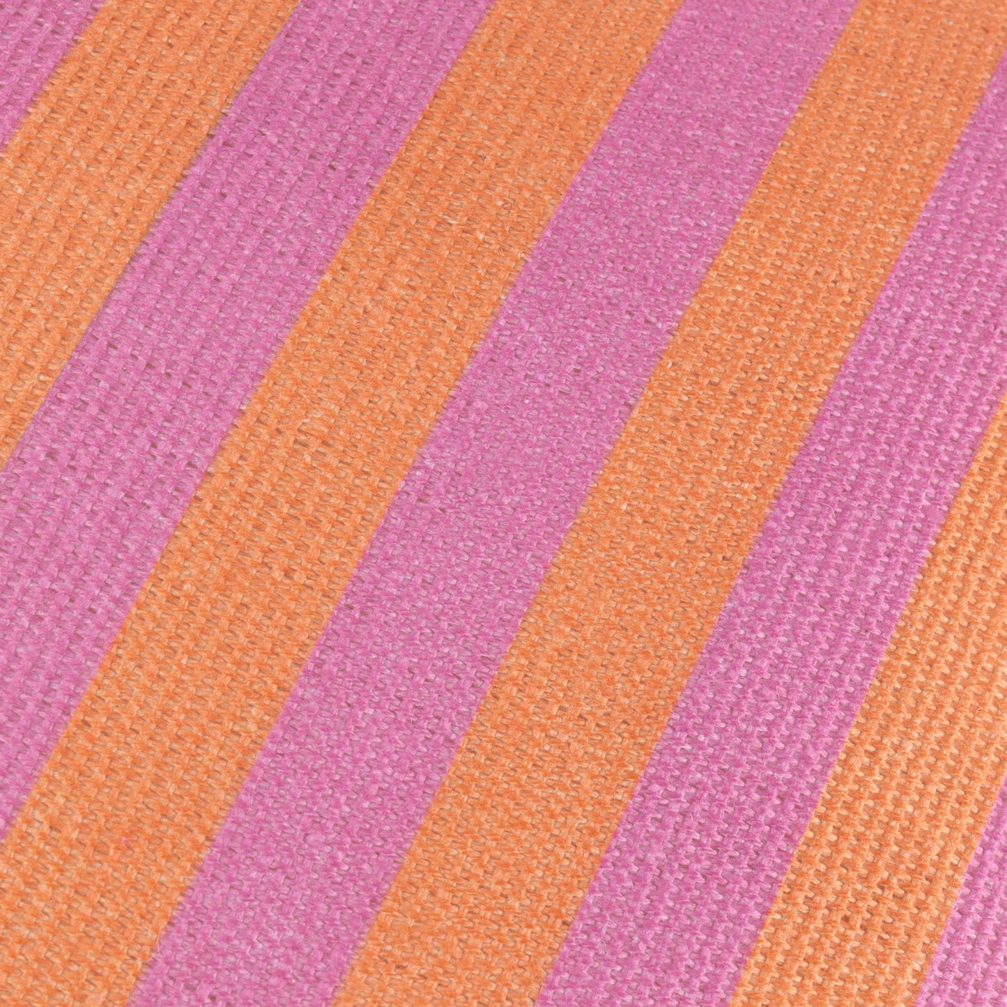 Orange/ Pink Deck Stripe Printed Indoor/Outdoor Rug 120 x 170cm