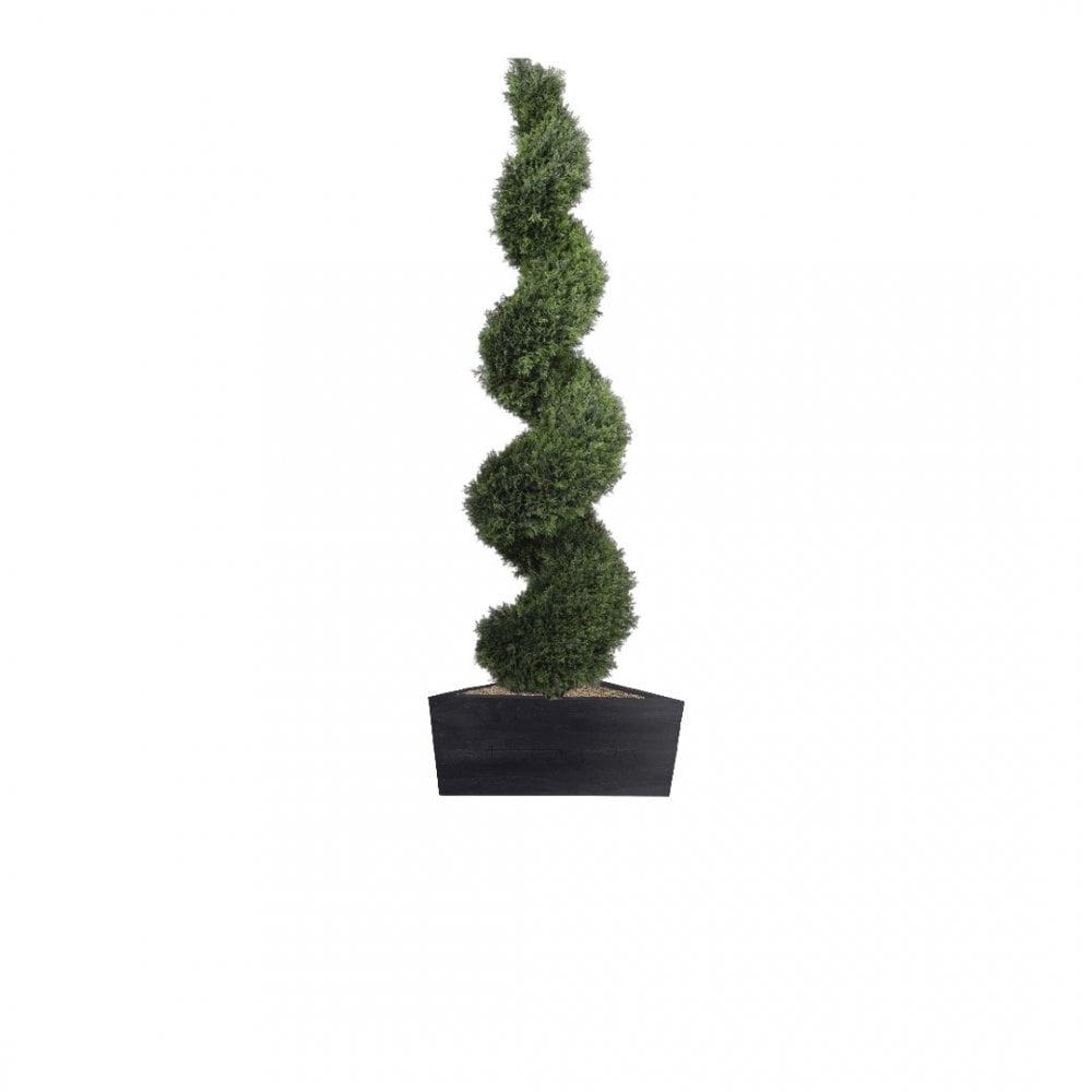 Artificial Cypress Spiral Topiary, 175cm