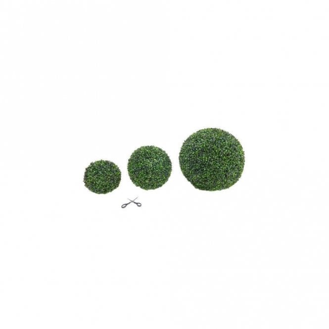 Artificial Boxwood Topiary Ball, 27cm