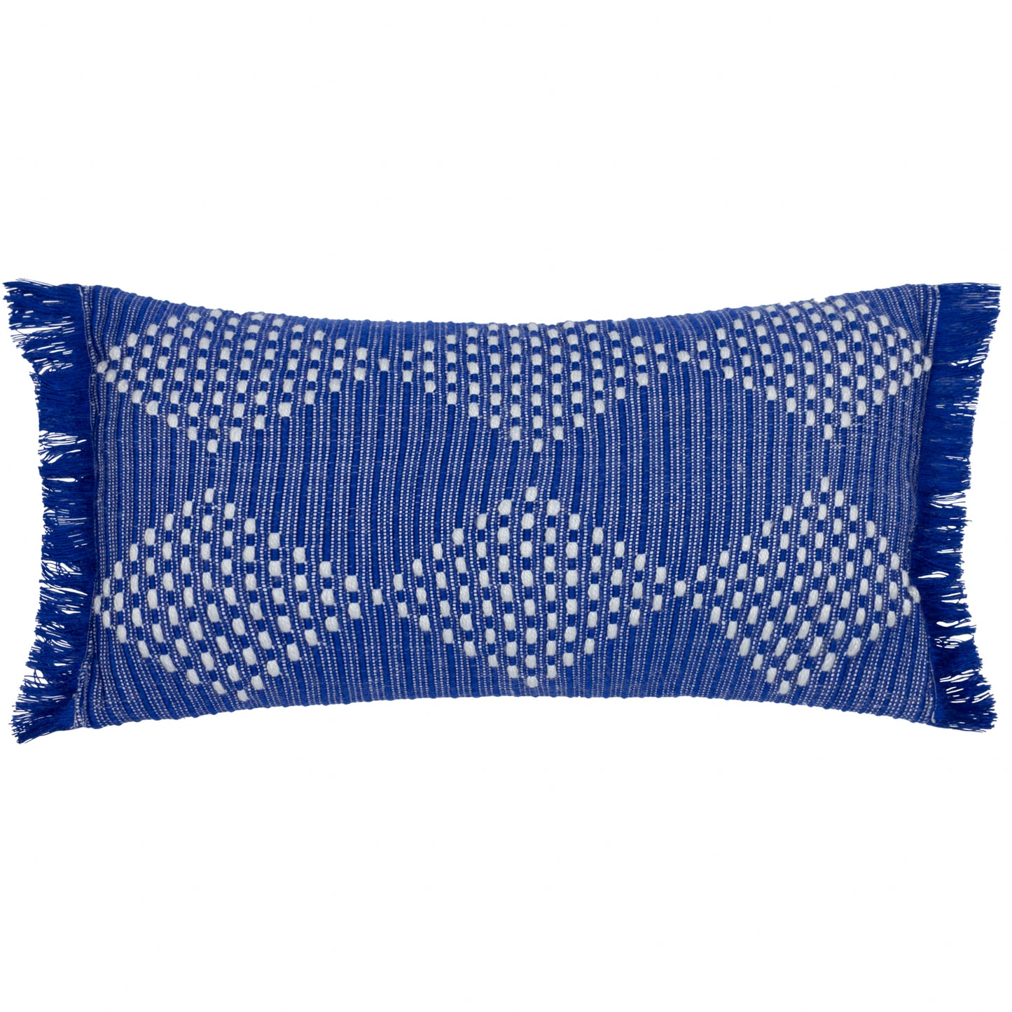 Kadie Cobalt Blue Outdoor/Indoor Woven Cushion & Cover