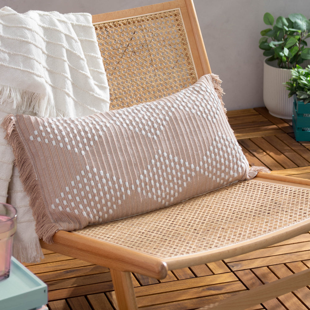 Kadie Natural Outdoor/Indoor Woven Cushion  & Cover