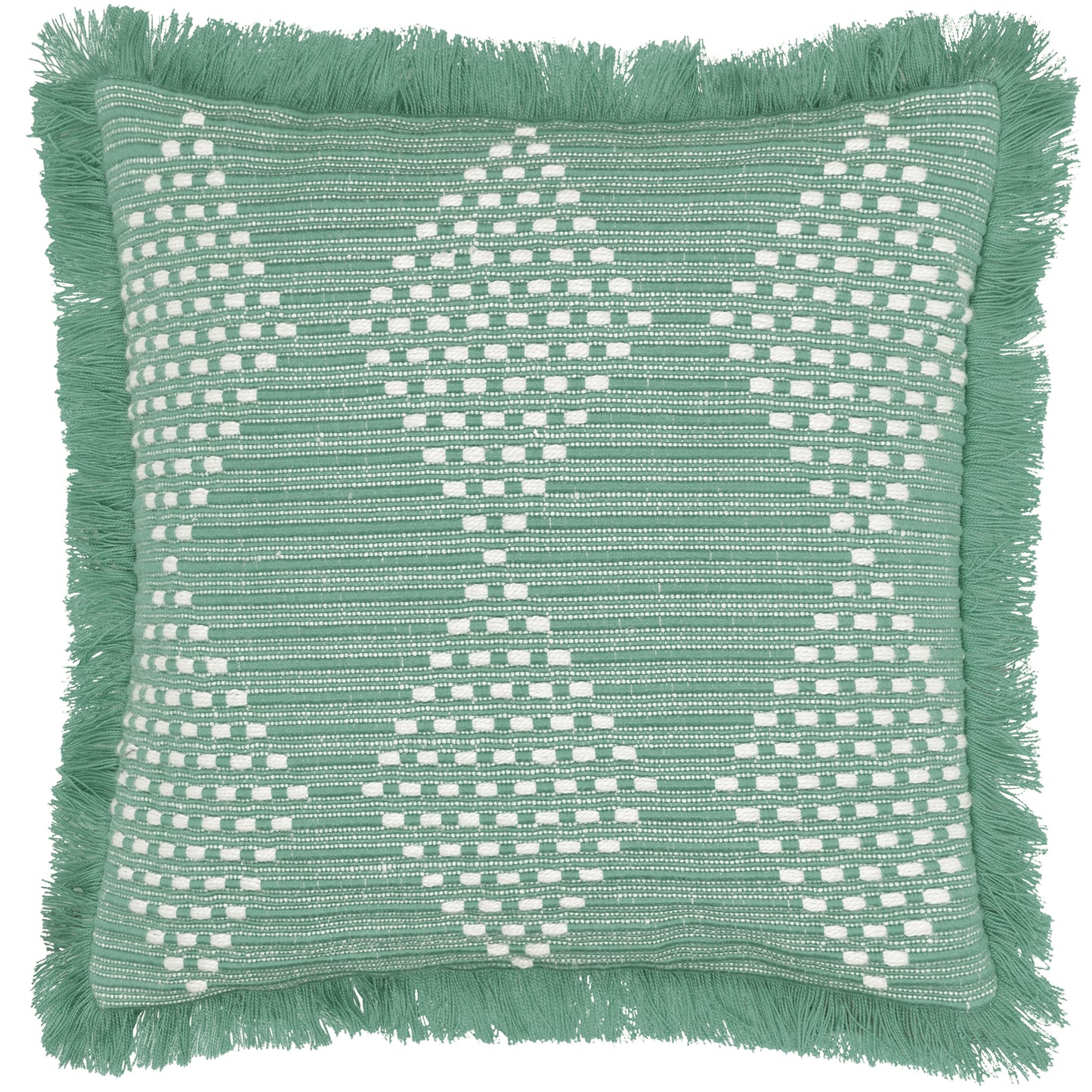 Kadie Green Outdoor/Indoor Woven Cushion & Cover