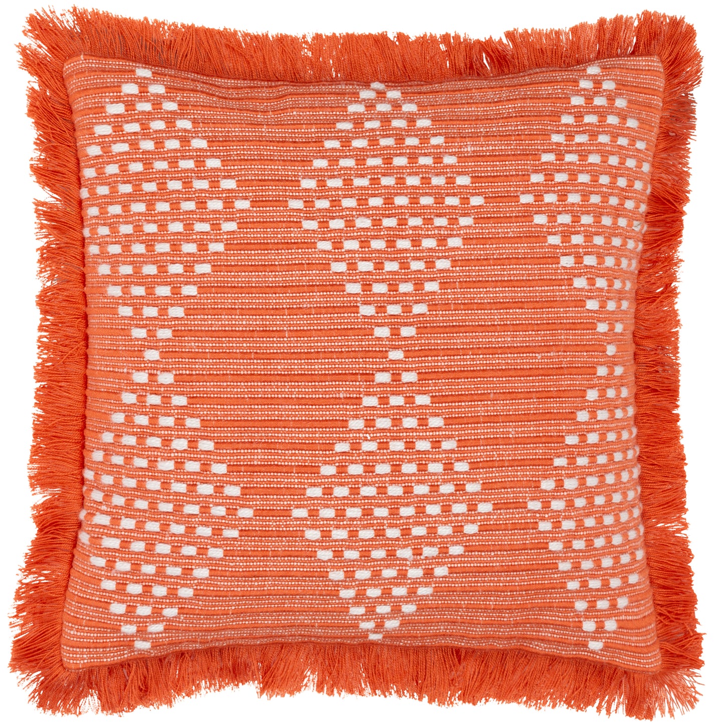 Kadie Orange Outdoor/Indoor Woven Cushion & Cover