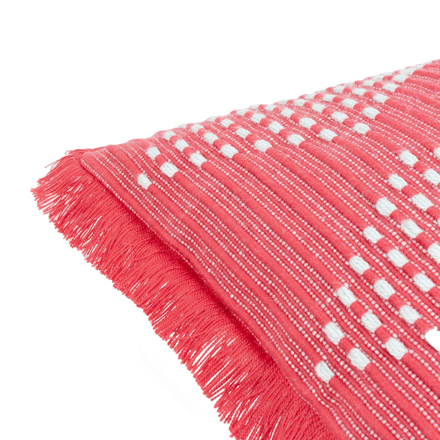 Kadie Pink Outdoor/Indoor Woven Cushion & Cover