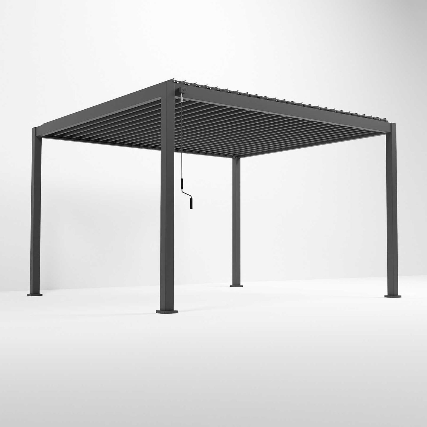 Nova - Titan Aluminium Pergola 4m x 3m, Grey