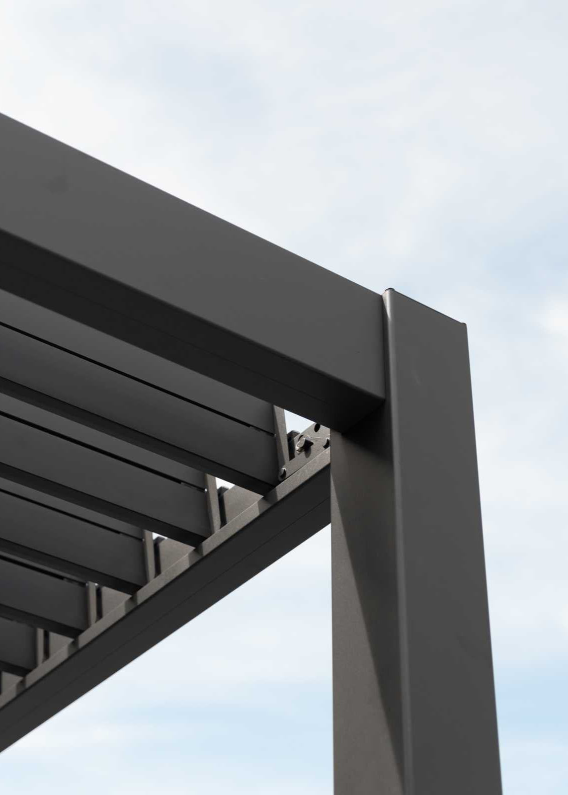 Nova - Titan Aluminium Pergola, 6m x 3m Grey