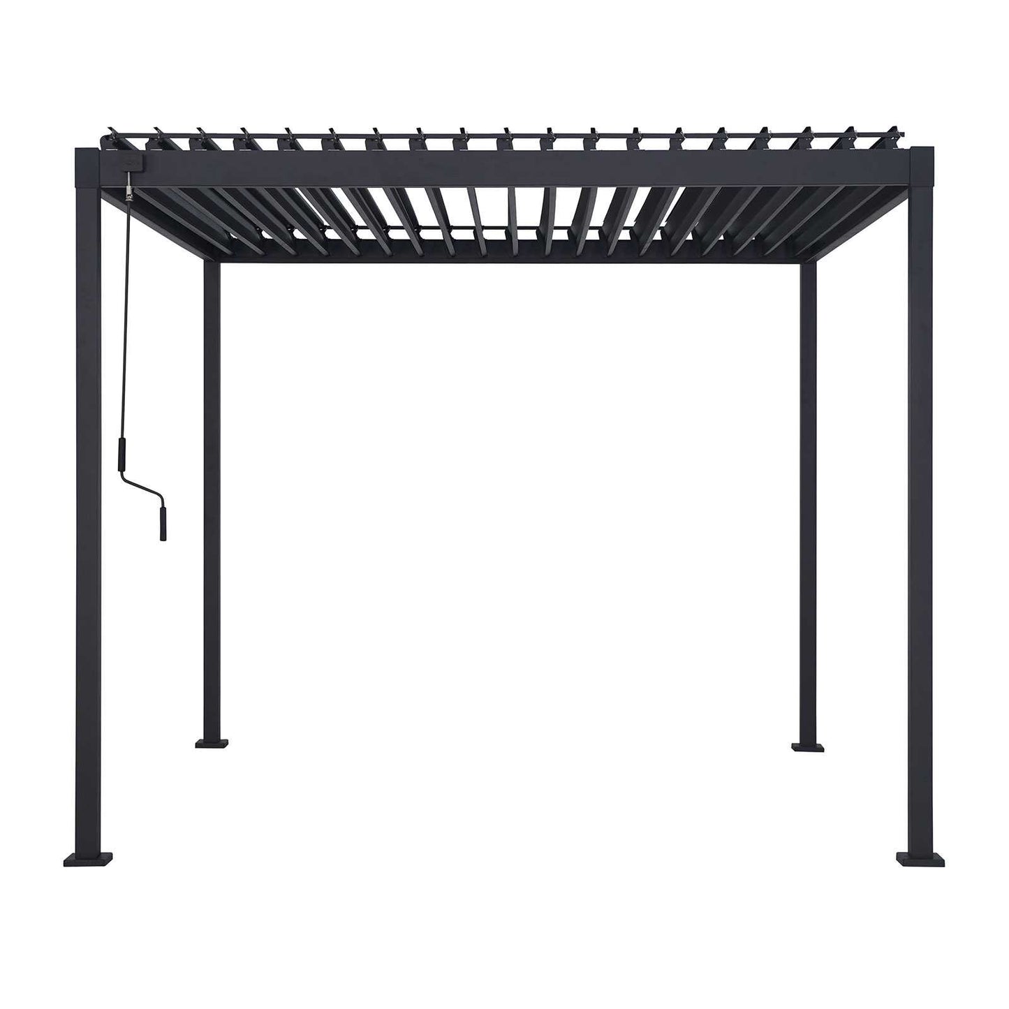 Nova - Shadow Pergola 3m Square, Grey