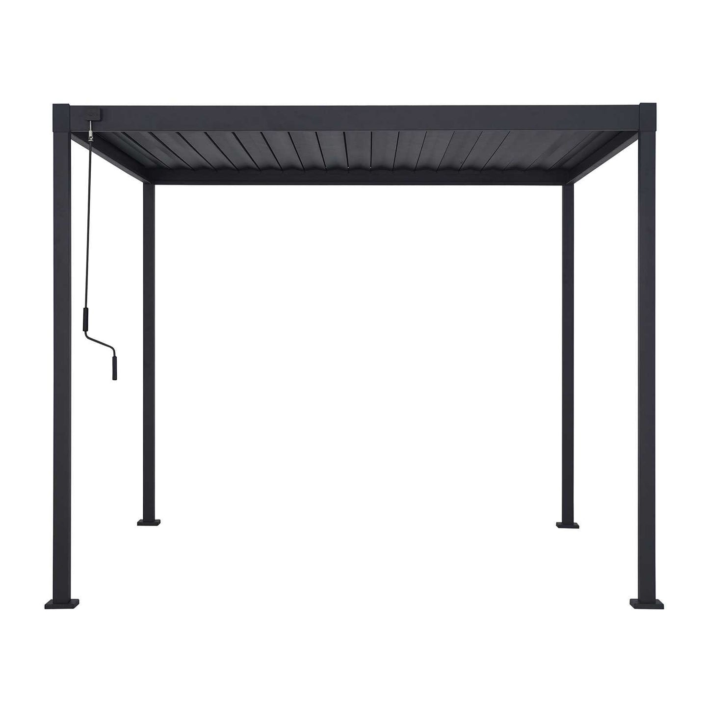 Nova - Shadow Pergola 3m Square, Grey