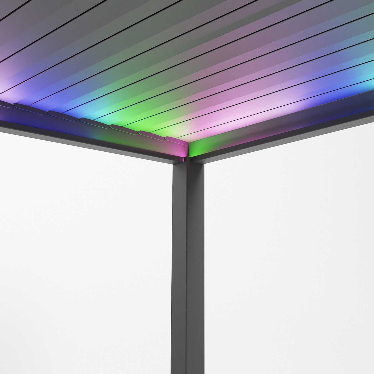 Nova - Titan LED Pergola, 4m x 3m Grey