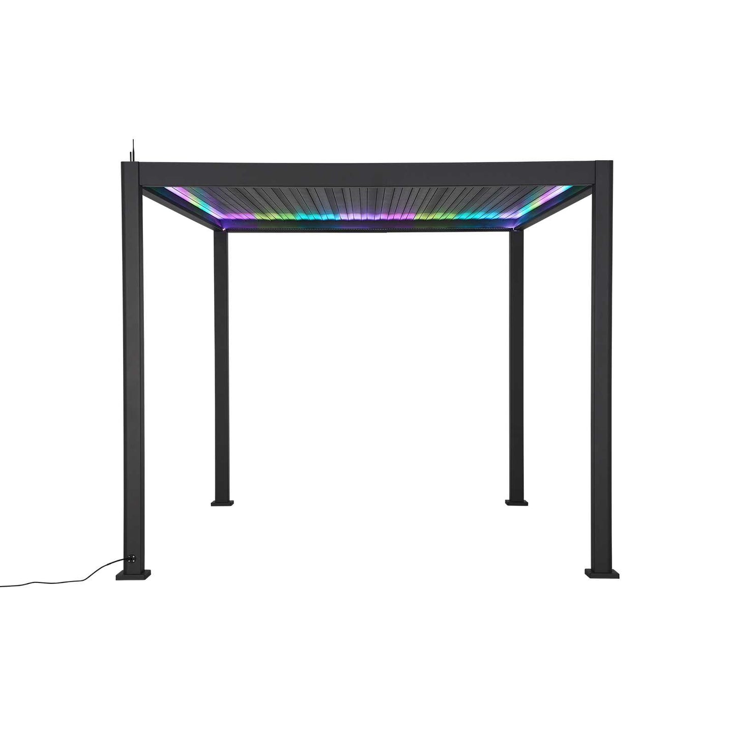 Nova - Titan LED Pergola, 4m x 3m Grey