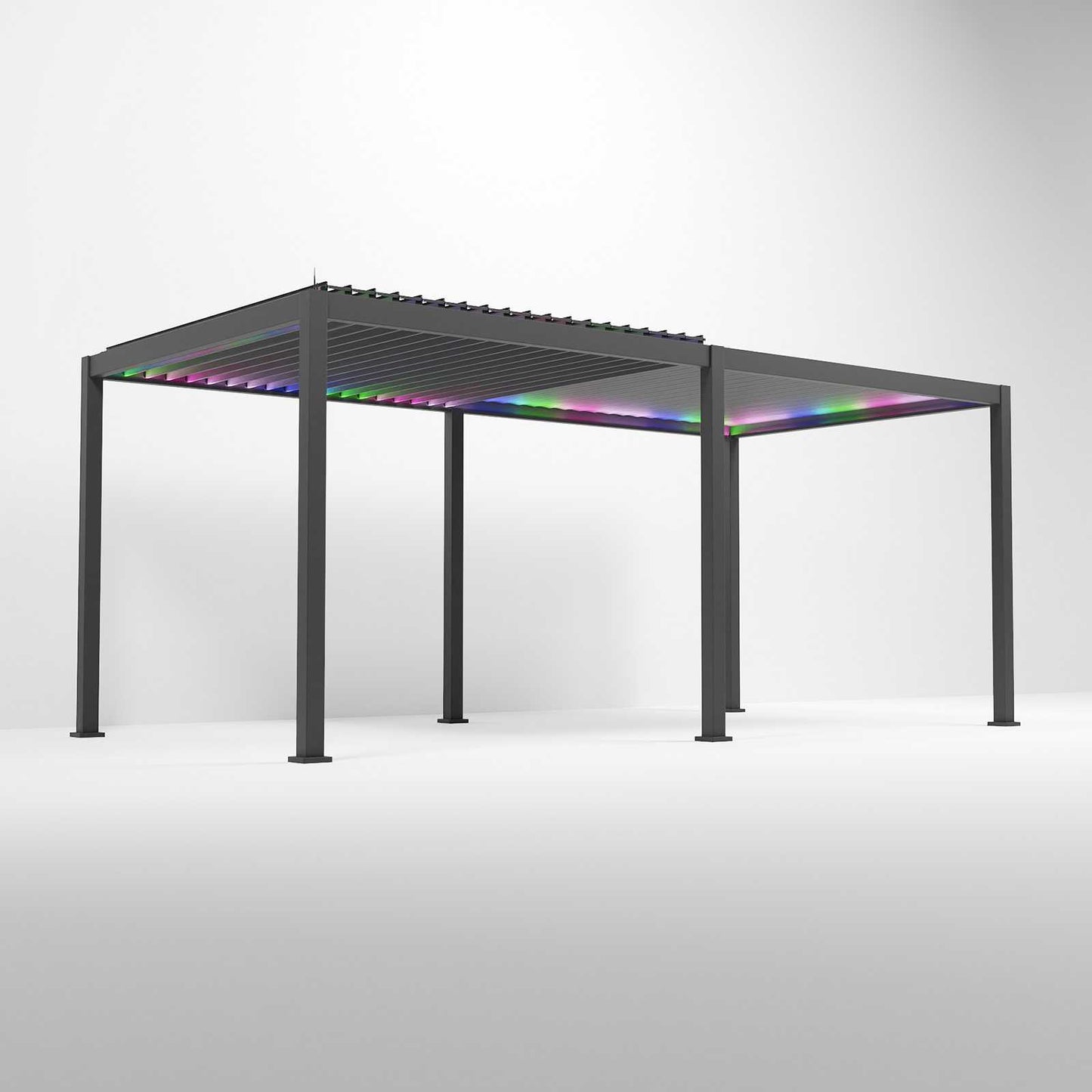 Nova - Titan LED Pergola 6m x 3m, Grey