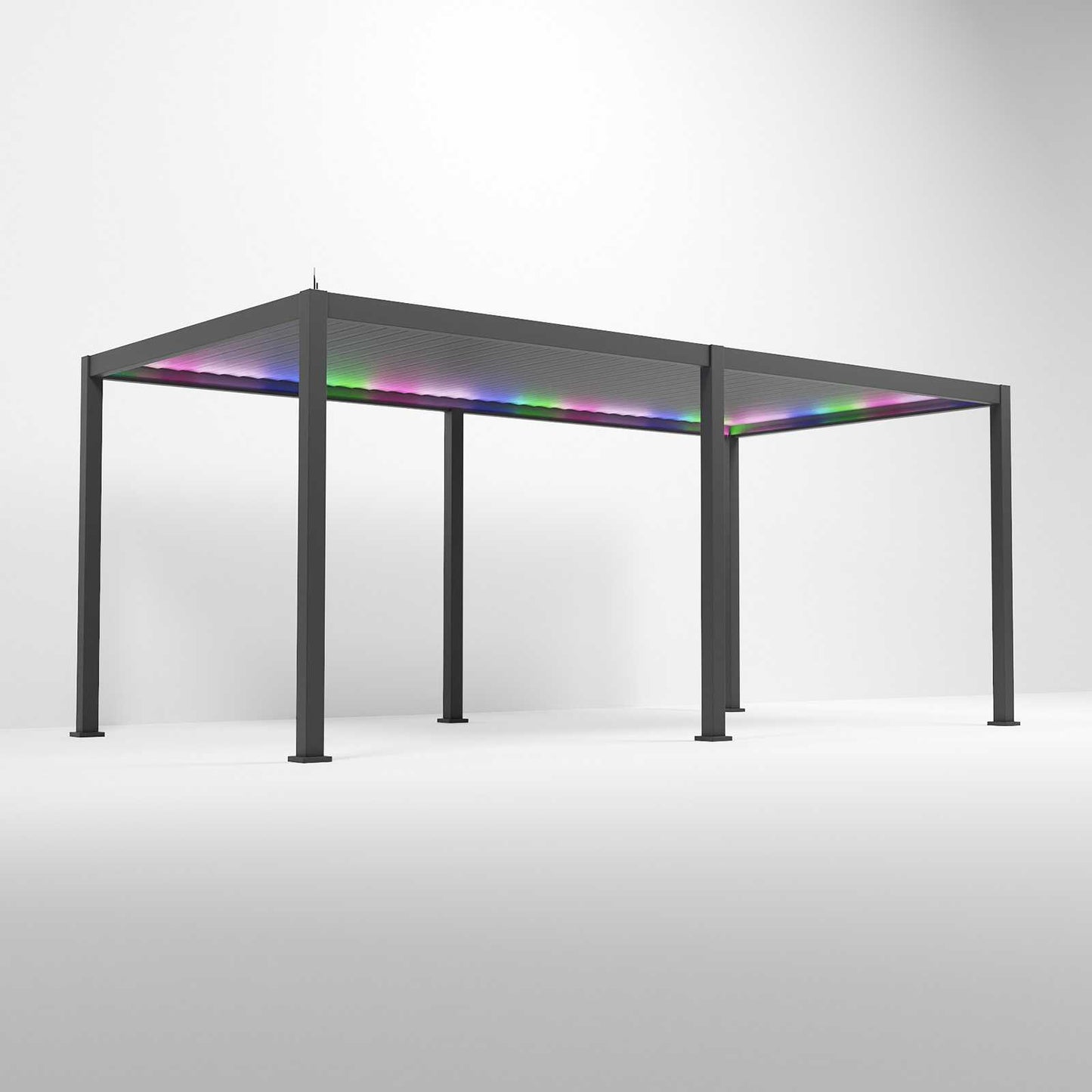 Nova - Titan LED Pergola 6m x 3m, Grey