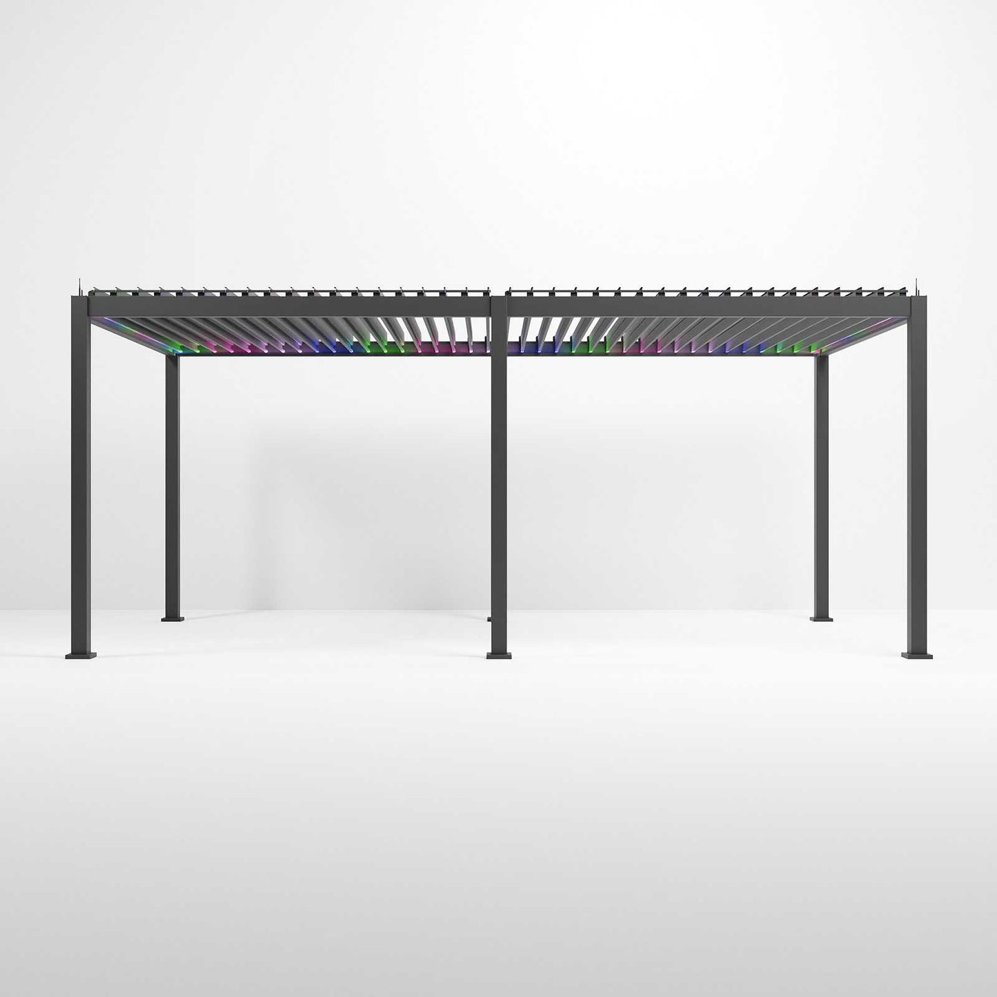 Nova - Titan LED Pergola 6m x 3m, Grey