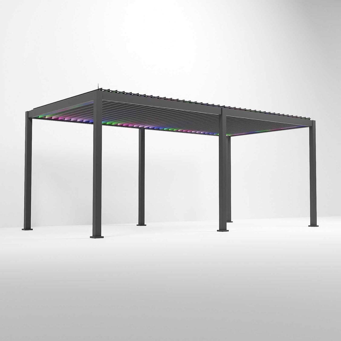 Nova - Titan LED Pergola 6m x 3m, Grey