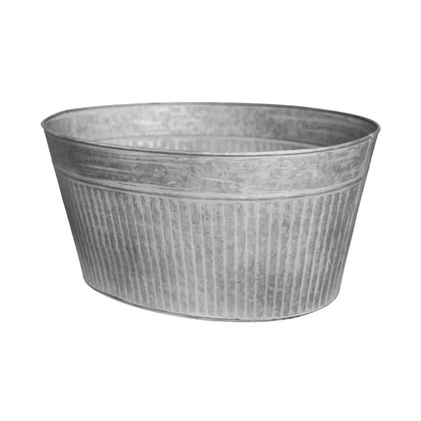 Outdoor Galvanised Trough, Medium