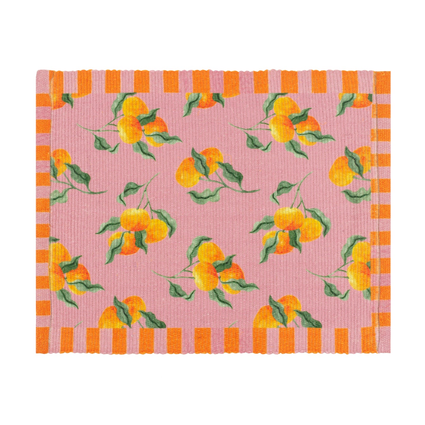 Oranges with Pink Indoor/Outdoor Placemats Set of 4