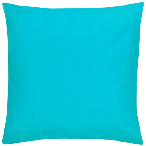 Plain Aqua Blue Outdoor Cushion & Cover