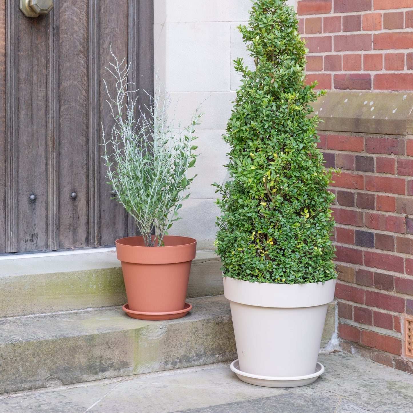 Cleo Planter With WheelsD40cm, Terracotta