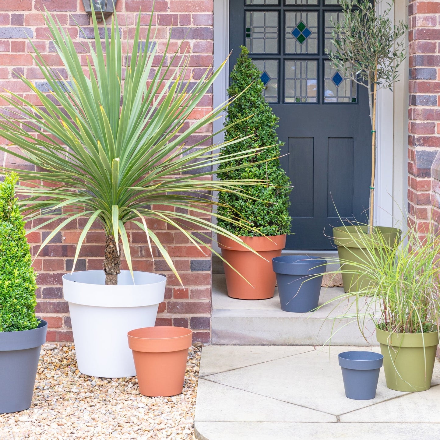 Cleo Planter With WheelsD40cm, Terracotta