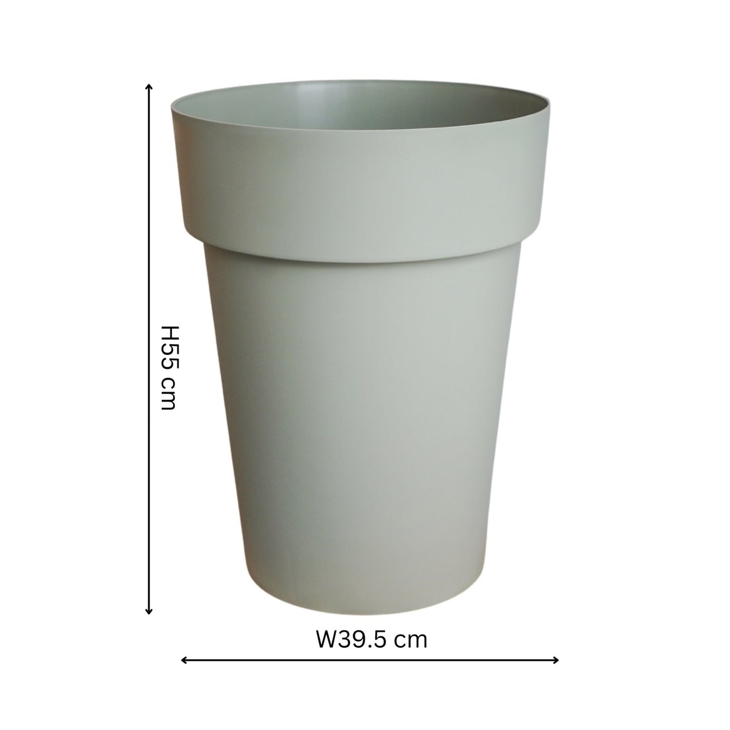 Cleo High Planter H55cm, Sage