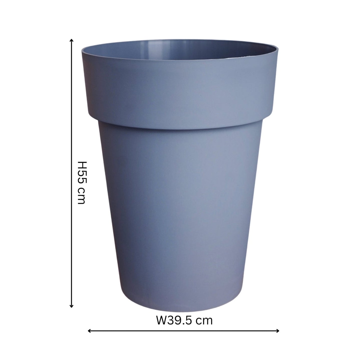 Cleo High Planter H55cm, Grey