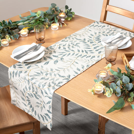 Vinea Green Indoor/Outdoor Table Runner