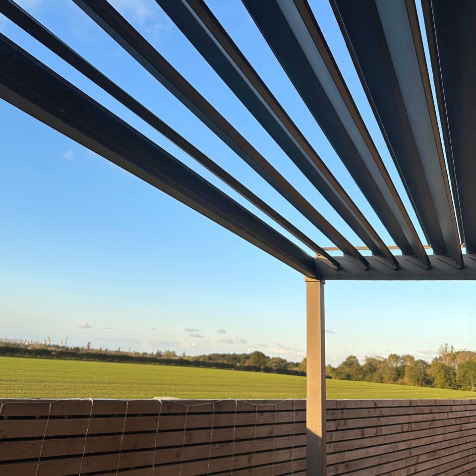 Nova - Shadow Pergola 3m Square, Grey