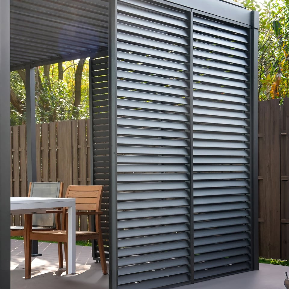 Nova - Shadow Pergola 3m Square, Grey