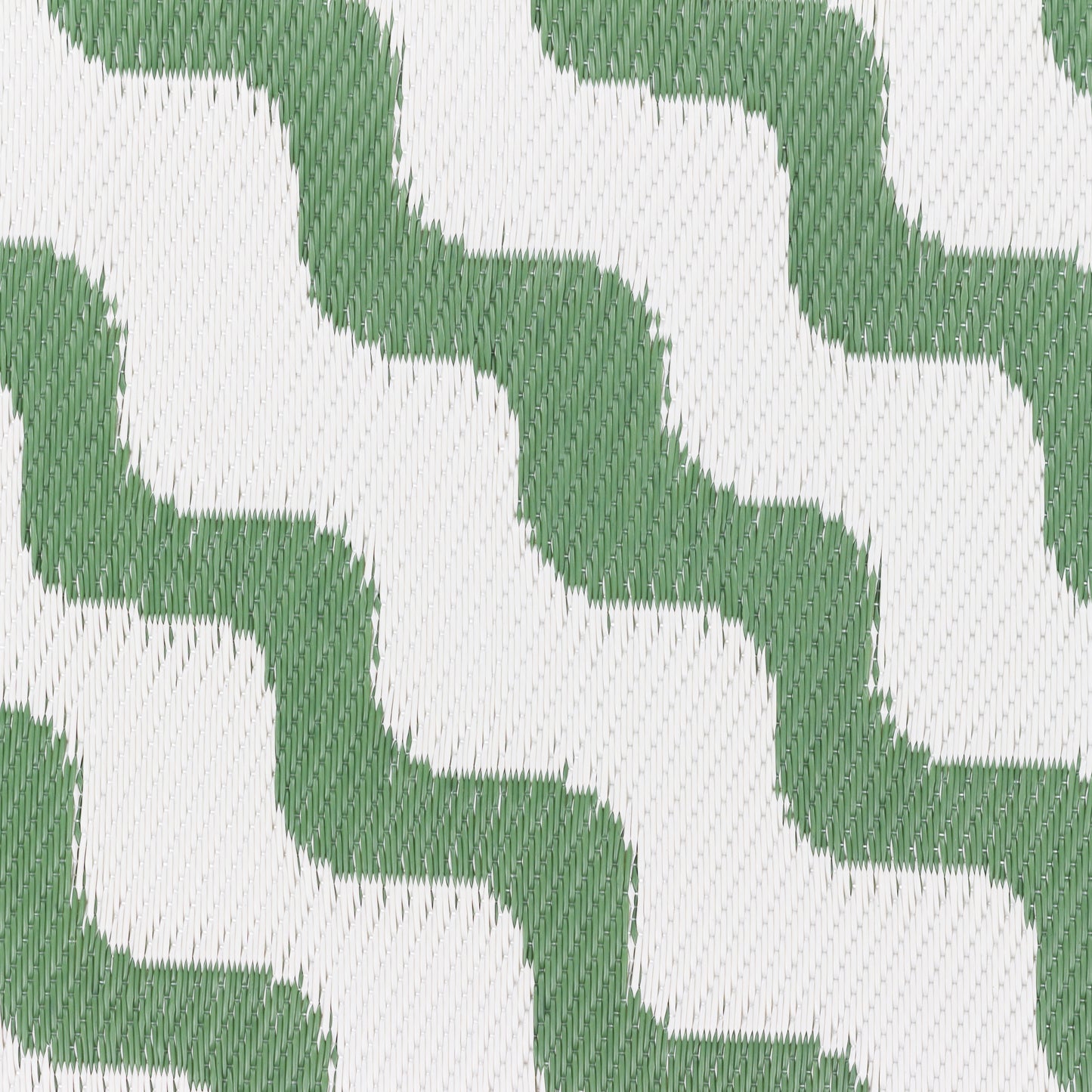 Wave Outdoor 100% Recycled Rug Green 120 x 180cm