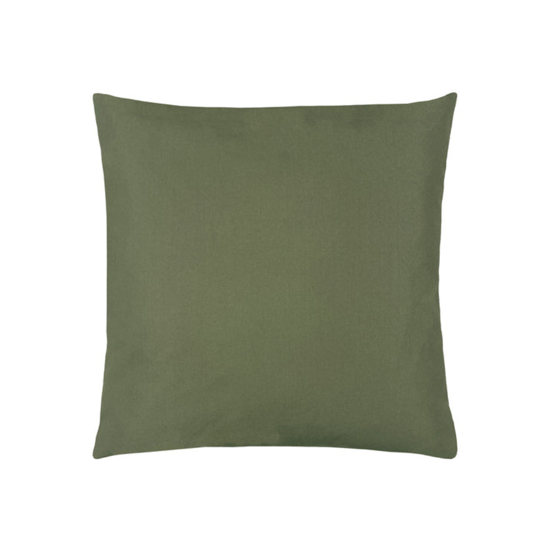 Plain Olive Outdoor Cushion & Cover