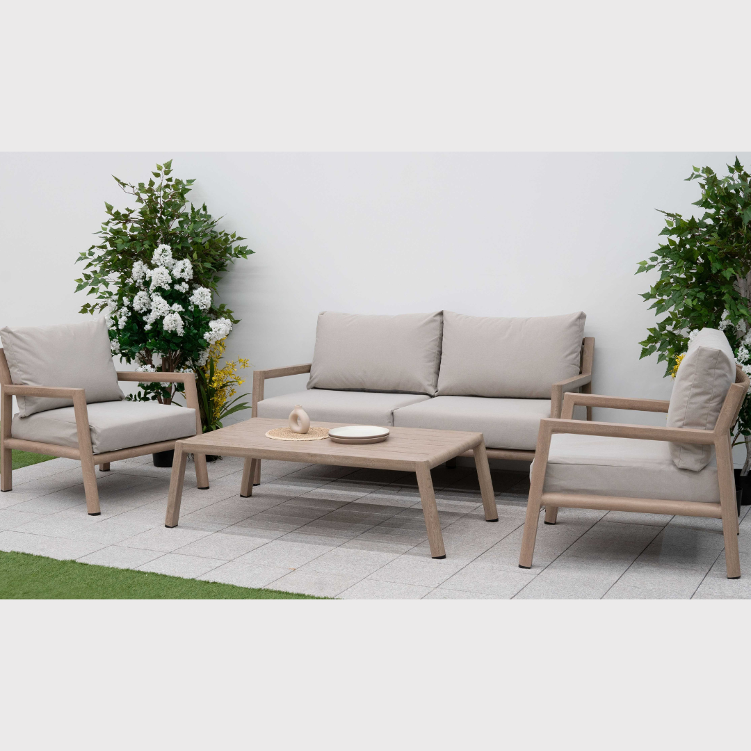 Nova - Eleanor 2 Seater Sofa Lounging Set with Rectangular Coffee Table